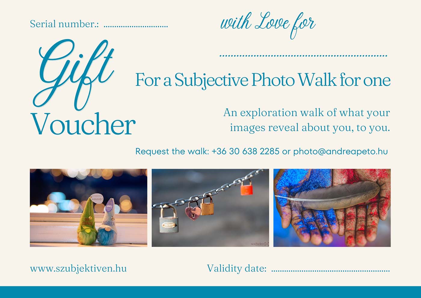 Ajándékutalvány páros fotóséta