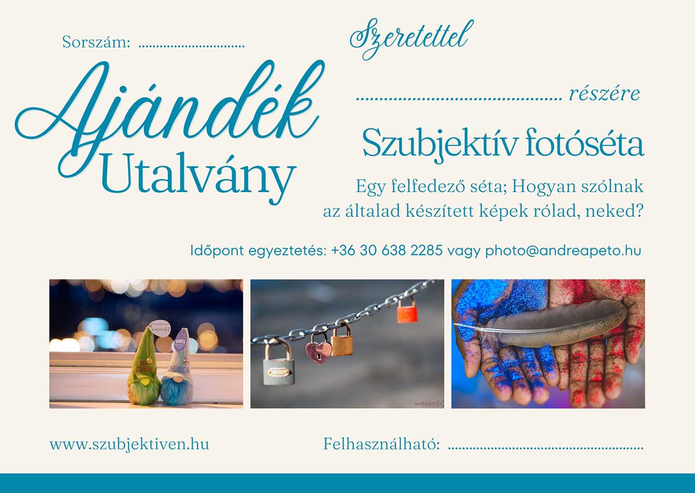 Ajándékutalvány páros fotóséta